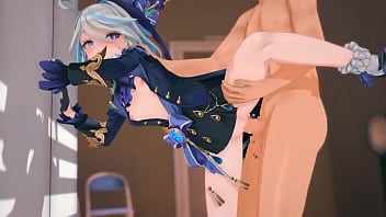 原神のフリーナ 意味深モーションとダメージボイスを組み合わせた動画 原神のフリーナ 意味深モーションとダメージボイスを組み合わせた動画