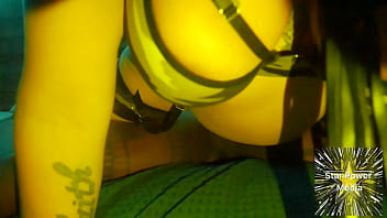 Sneaking off for a mike fills eve with his cum