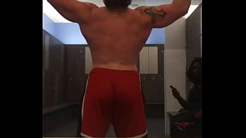 Built to be stared at every line across my back is power you can’t ignore watch me flex spread and own the space #