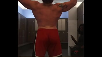 Built to be stared at every line across my back is power you can’t ignore watch me flex spread and own the space #