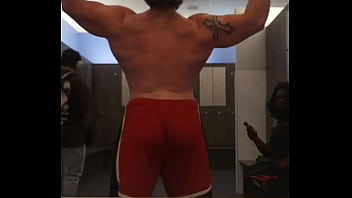 Built to be stared at every line across my back is power you can’t ignore watch me flex spread and own the space #