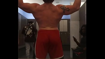 Built to be stared at every line across my back is power you can’t ignore watch me flex spread and own the space #