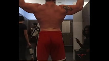 Built to be stared at every line across my back is power you can’t ignore watch me flex spread and own the space #