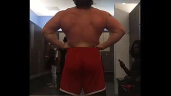 Built to be stared at every line across my back is power you can’t ignore watch me flex spread and own the space #