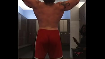 Built to be stared at every line across my back is power you can’t ignore watch me flex spread and own the space #