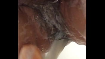 My ass with long dildo