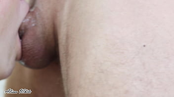 Very sloppy blowjob deep throat and cumshot