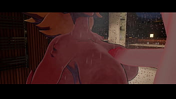 Noelle plays with a human