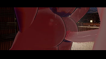 Noelle plays with a human