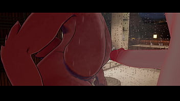 Noelle plays with a human