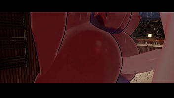 Noelle plays with a human