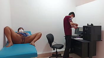 Perverted doctor fucks pussy of horny 18 year old teenager