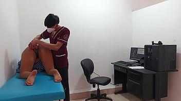 Perverted doctor fucks pussy of horny 18 year old teenager