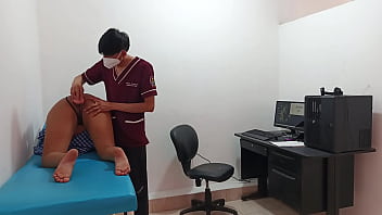 Perverted doctor fucks pussy of horny 18 year old teenager