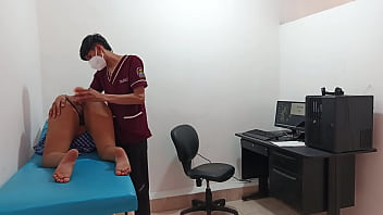 Perverted doctor fucks pussy of horny 18 year old teenager