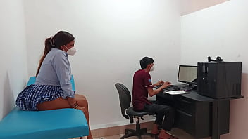 Perverted doctor fucks pussy of horny 18 year old teenager