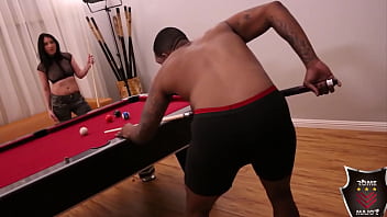 Rome major & slutty gianna love fuck on that pool table