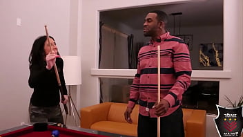 Rome major & slutty gianna love fuck on that pool table