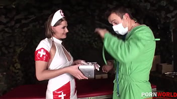 Naughty nurse preps the doc's dick gp1654