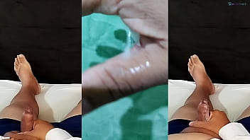 Fiquei Excitado Pensando Na Minha Ex Namorada E Bati Uma Punheta Ficando Com A Mão Toda Gozada Minha Esposa Não Pode Saber Disso Watch Sheer Red thumbnail