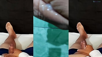 Fiquei Excitado Pensando Na Minha Ex Namorada E Bati Uma Punheta Ficando Com A Mão Toda Gozada Minha Esposa Não Pode Saber Disso Watch Sheer Red thumbnail
