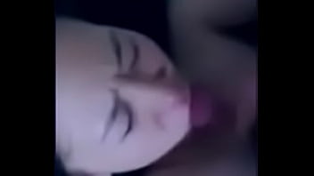 Submissive girlfriend facefucking