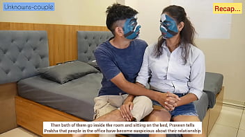 Indian secretary prabha enjoying her secret erotic relationship with boss 2