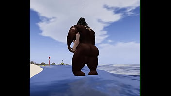Big black bull fucking