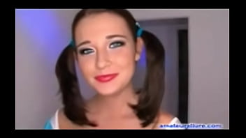 Hottie Swallows A Mouthful Of Sperm On Halloween thumbnail