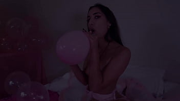 Cumming on my balloon with kitty rivera part 2