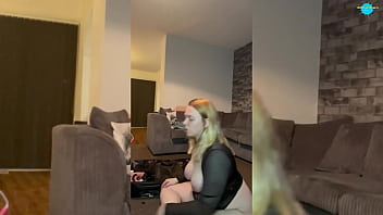 Naughty teen plays with her toys