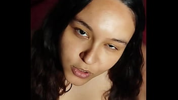 Punheta guiada peituda implorando para foder seus peitos