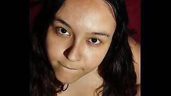 Punheta guiada peituda implorando para foder seus peitos