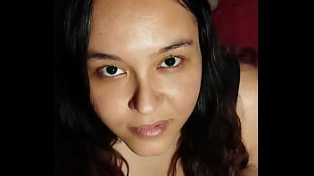 Punheta guiada peituda implorando para foder seus peitos