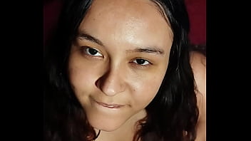 Punheta guiada peituda implorando para foder seus peitos