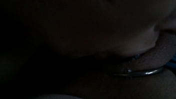 Dani blowing bubbles on seth's cock