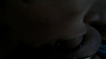 Dani blowing bubbles on seth's cock