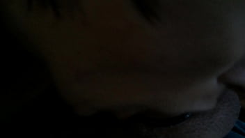 Dani blowing bubbles on seth's cock