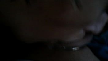 Dani blowing bubbles on seth's cock