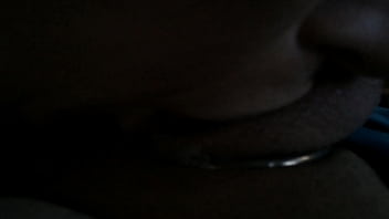 Dani blowing bubbles on seth's cock