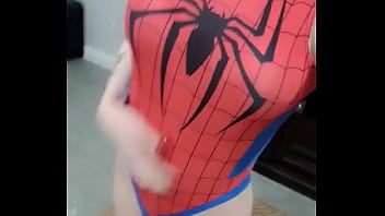 Late night spider girl tease