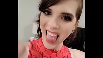Late night spider girl tease