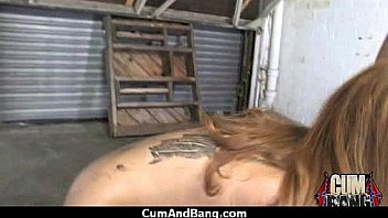 Extreme interracial gangbang 13