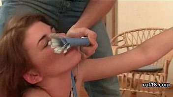 Hot slave slut get used and whipped hard