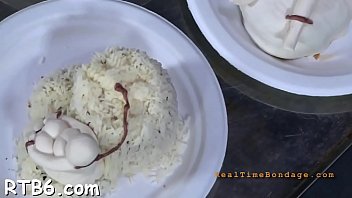 Sexy castigation for ravishing slaves