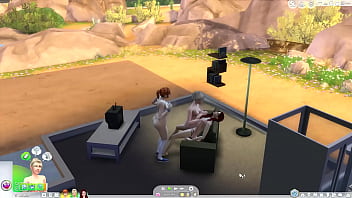 Comendo a filha com a amiga olhando