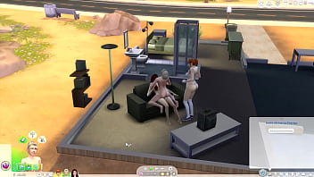 Comendo a filha com a amiga olhando