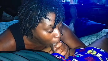 Darkchocolatebarbie gave me a sloppy 30 min blowjob like a pro