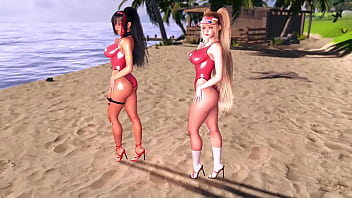 Beach Rescuers Clay And Bay Love When Onlookers Look At Their Oiled Bodies thumbnail