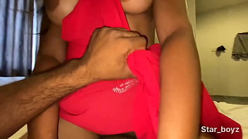 My college fest hot red saree girl fucked hard it's a viral video